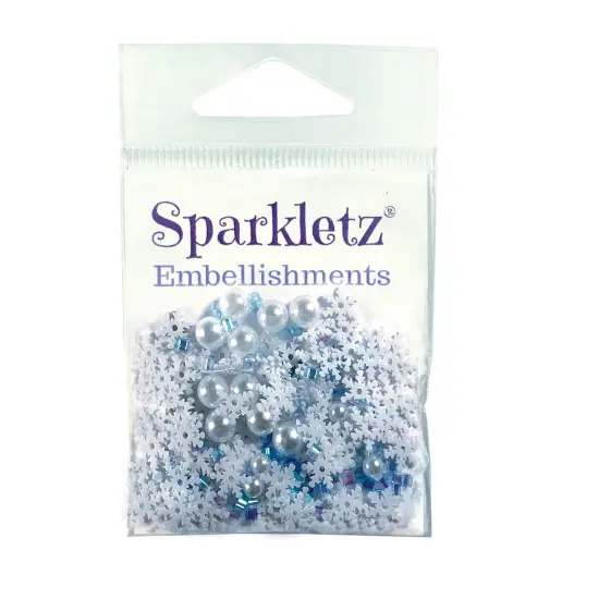 Buttons Galore Sparkletz DIY Craft Embellishments 30 Grams - 3 Packs of Avalanche {2}