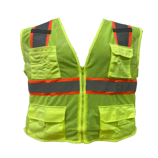 Radyan&reg; High Visibility Safety Vest with Zipper Reflective Jacket {2}