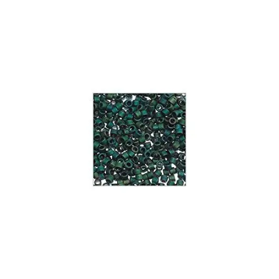 Miyuki Delica Seed Bead 11/0 Metallic Bronze Dark Green {2}