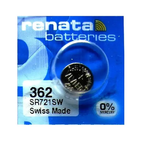 1 X Silver Oxide Button Cell Battery 362 {1}