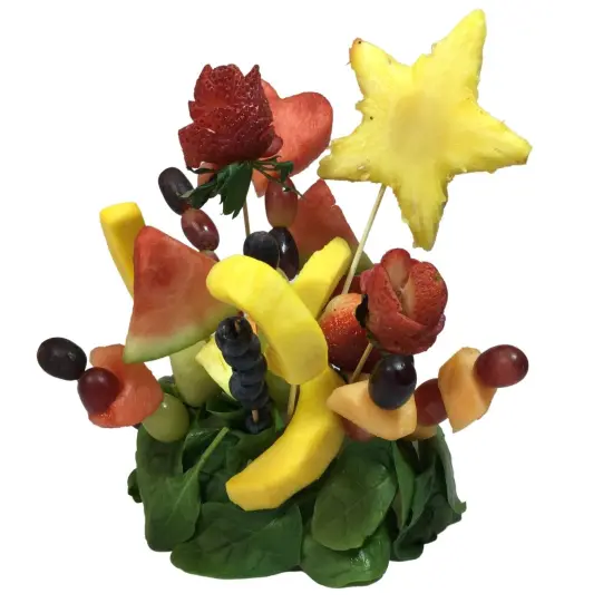 Skewer Food Server - The Dome Includes100 All Natural Bamboo Skewers to display bite-sized fruits, vegetables, meats, cheese, desserts, and other appetizers. {5}