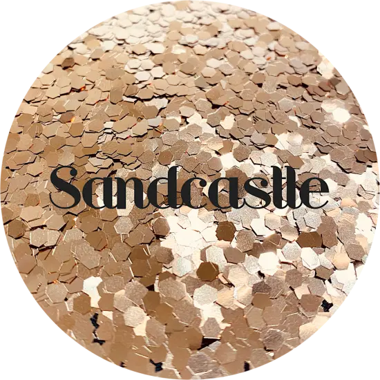 Polyester Glitter - Sandcastle by Glitter Heart Co.&trade; {1}