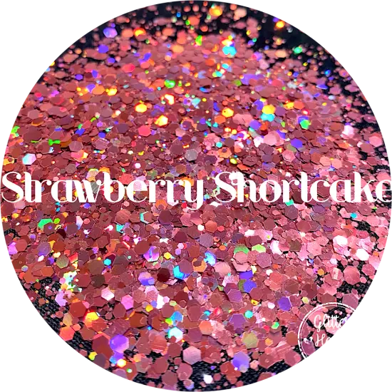 Polyester Glitter - Strawberry Shortcake by Glitter Heart Co.™ {1}
