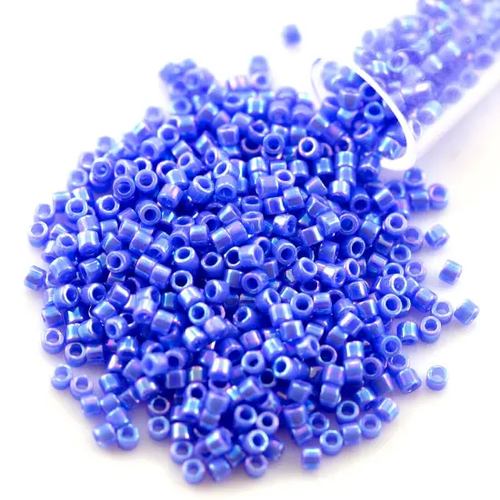 Miyuki Delica Seed Bead 11/0 Opaque Light Lapis AB {1}