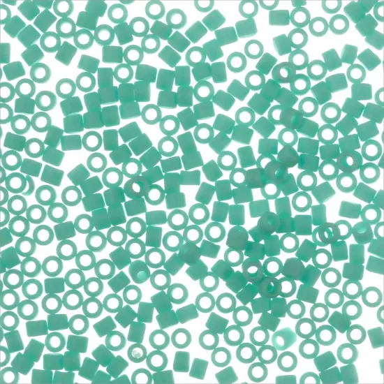 Miyuki Delica Seed Bead 11/0 Matte Opaque Turquoise {4}