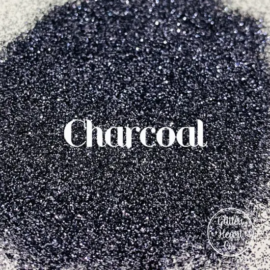 Polyester Glitter - Charcoal by Glitter Heart Co.&trade; {3}