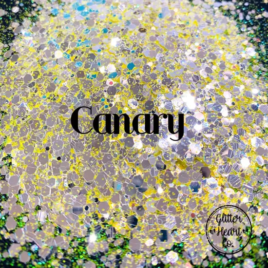 Polyester Glitter - Canary by Glitter Heart Co.&trade; {2}