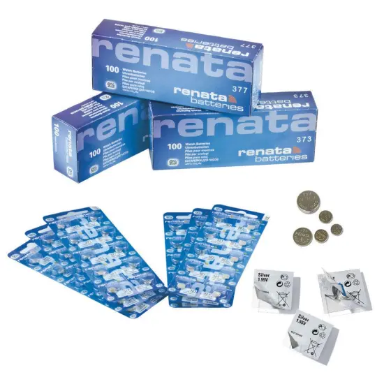 Renata 10 X 386 Swiss Made Lithium Coin Cell Battery Sr43W {4}
