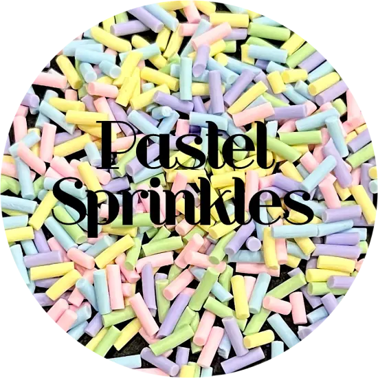 Fake Sprinkles - Pastel Sprinkles by Glitter Heart Co.&trade; {1}