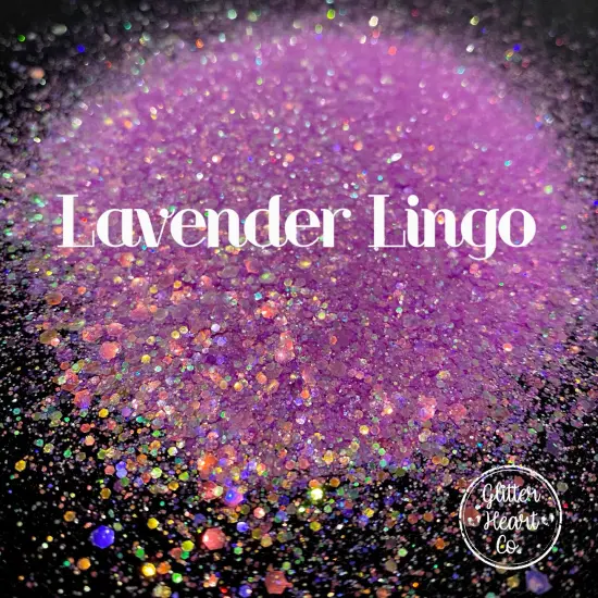 Polyester Glitter - Lavender Lingo by Glitter Heart Co.&trade; {3}