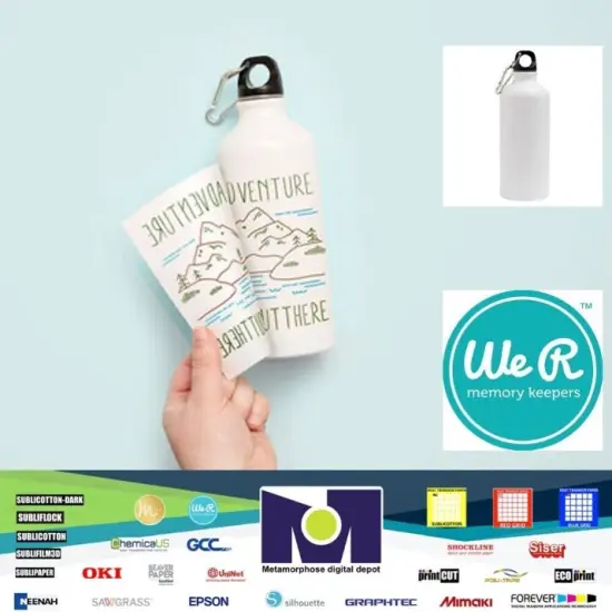 We R Memory Keepers Heat Transfer Sublimation Blank Aluminum Bottle 661365 750ml {1}