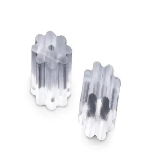 Earring Safety Backs for Fish Hook Earrings Small, Clear Rubber Safety Earring Backs (Package of 100) {1}