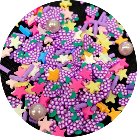 Fake Sprinkles - Grape Sprinkles Mix by Glitter Heart Co.™ {1}