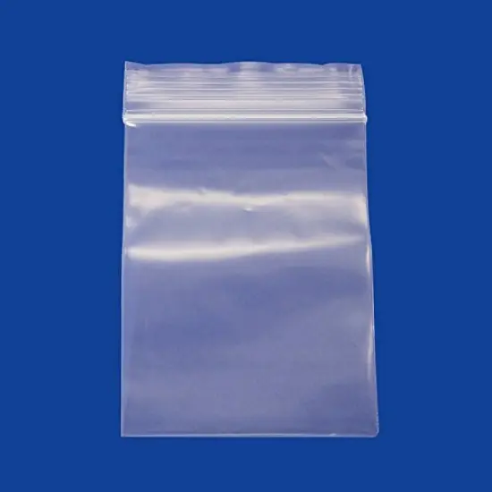 Clear Plastic Reclosable Zipper Bags 4mil Poly Bags 3x4 (Package of 100) {1}