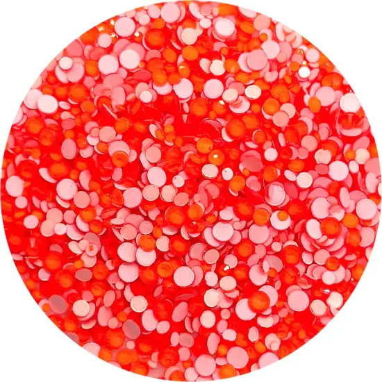Glass Rhinestones - 90's Coral - Lauren Quigley's Rock Candy by Glitter Heart Co.™ {1}