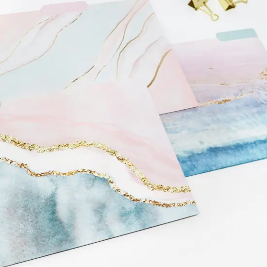 bloom daily planners File Folder Set, Ethereal Marble {6}