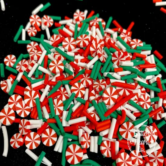 Fake Sprinkles - Peppermint Sprinkle Mix by Glitter Heart Co.&trade; {2}