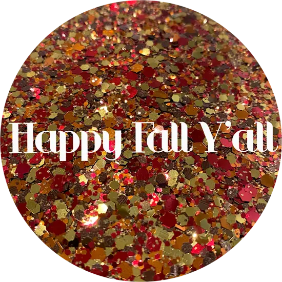 Polyester Glitter - Happy Fall Y'all by Glitter Heart Co.&trade; {1}