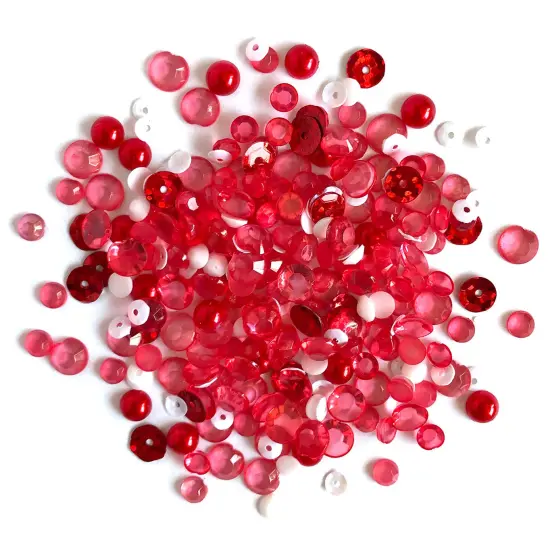 Buttons Galore Sparkletz DIY Craft Embellishments 30 Grams - 3 Packs of Peppermint Jazz {1}