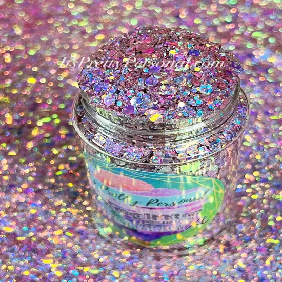 &ldquo;Violet Rose Rainbow XL"- Gramglitter (HOLOGRAM) {3}