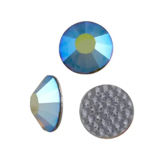 Preciosa Crystal VIVA12 Hotfix Rhinestone 4.7mm (SS20) Black Diamond AB (Package of 50) {2}