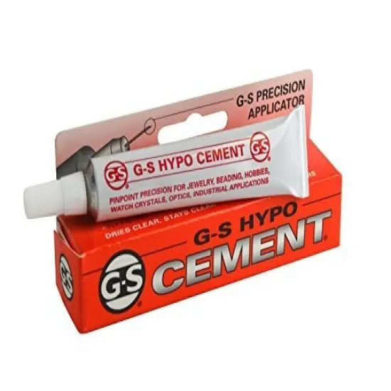 G-S HYPO Cement precision Applicator G S Adhesive Glue crystal watch model tool by G-S Hypo Cement {1}