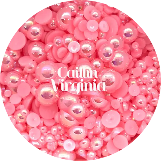 Flatback Resin Pearl Mix - Caitlin Virginia by Glitter Heart Co.&trade; {1}
