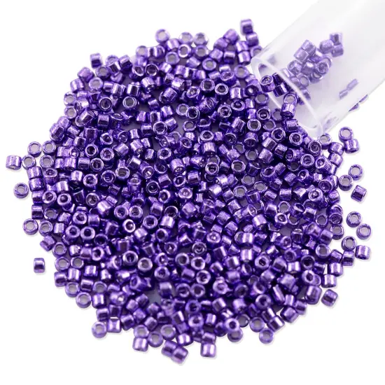 Miyuki Delica Seed Bead 11/0 Galvanized Grape {1}