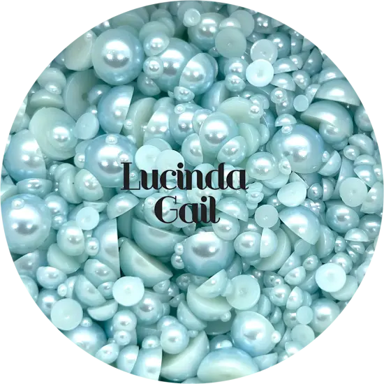 Flatback Resin Pearl Mix - Lucinda Gail by Glitter Heart Co.&trade; {1}