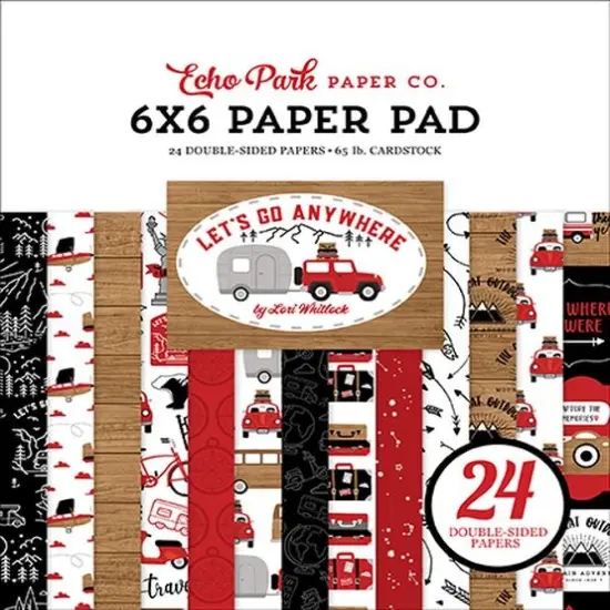 Echo Park Lets Go Anywhere:6x6 Paper Pad {1}