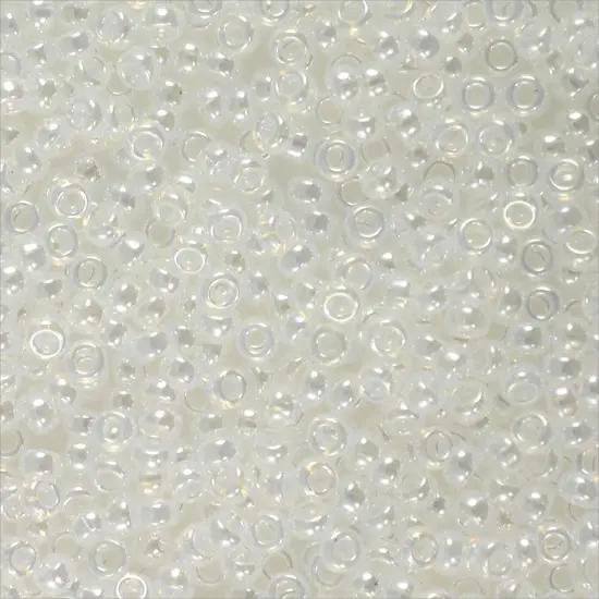 Miyuki Round Rocaille Seed Bead 15/0 Ceylon White {3}