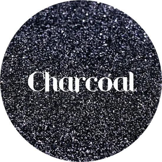 Polyester Glitter - Charcoal by Glitter Heart Co.&trade; {1}