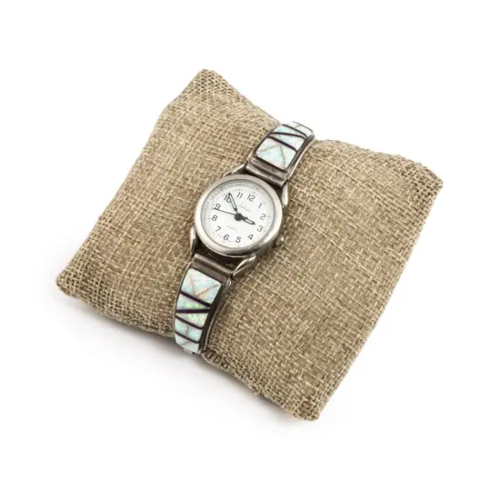 Small 3" Burlap Jewelry Display Pillow {2}