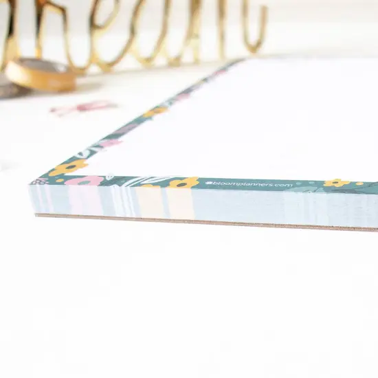 bloom daily planners Planning Pad, 6" x 9", Timed Daily Pad, Garden Blooms {3}