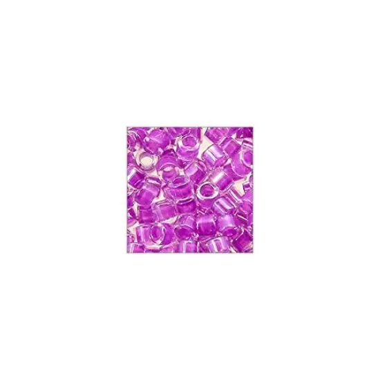 Miyuki Delica Seed Bead 11/0 Color Lined Dark Lilac {3}