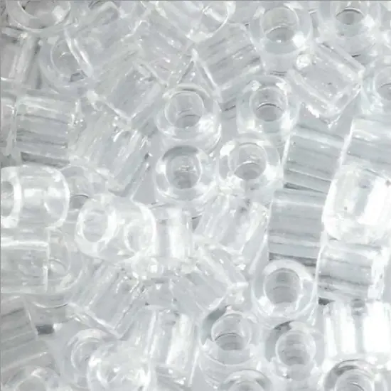 Miyuki Delica Seed Bead 8/0 Transparent Crystal {2}