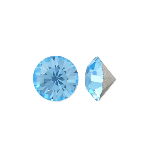 Preciosa Crystal Maxima Chaton 3mm (PP24) Aqua Bohemica (Package of 50) {1}