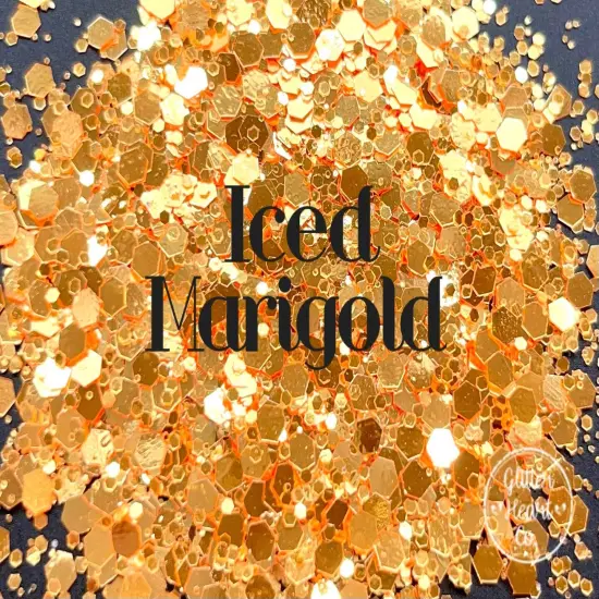 Polyester Glitter - Iced Marigold by Glitter Heart Co.&trade; {3}