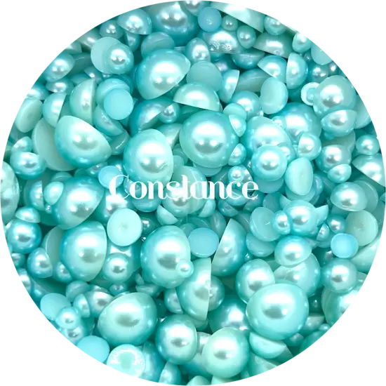 Flatback Resin Pearl Mix - Constance by Glitter Heart Co.&trade; {1}