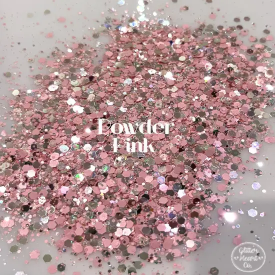 Polyester Glitter - Powder Pink by Glitter Heart Co.&trade; {3}