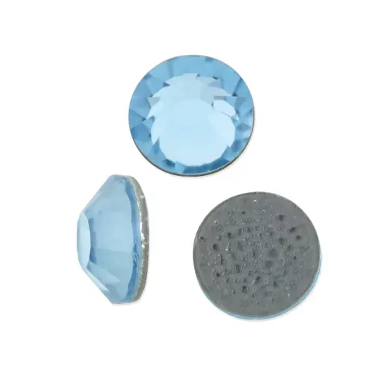 Preciosa Crystal VIVA12 Hotfix Rhinestone 4.7mm (SS20) Aqua Bohemica (Package of 50) {1}