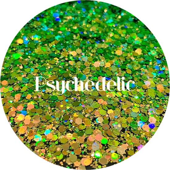 Polyester Glitter - Psychedelic by Glitter Heart Co.&trade; {1}