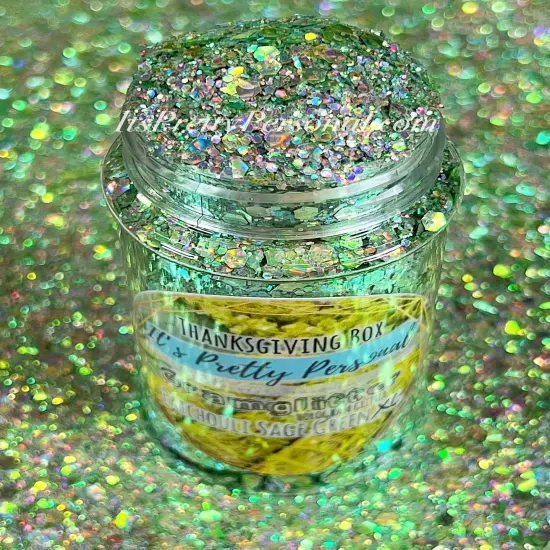 "Patchouli Sage Green XL"- Gramglitter (HOLOGRAM) {1}