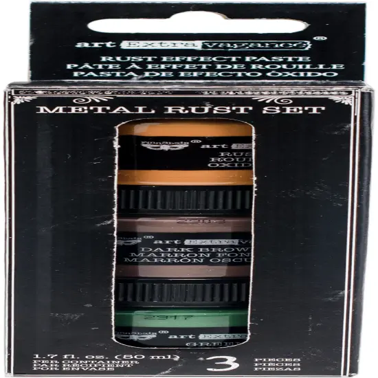 Finnabair Art Extravagance Rust Effect Paste 50ml Jars 3/Pkg-Metal Rust {2}