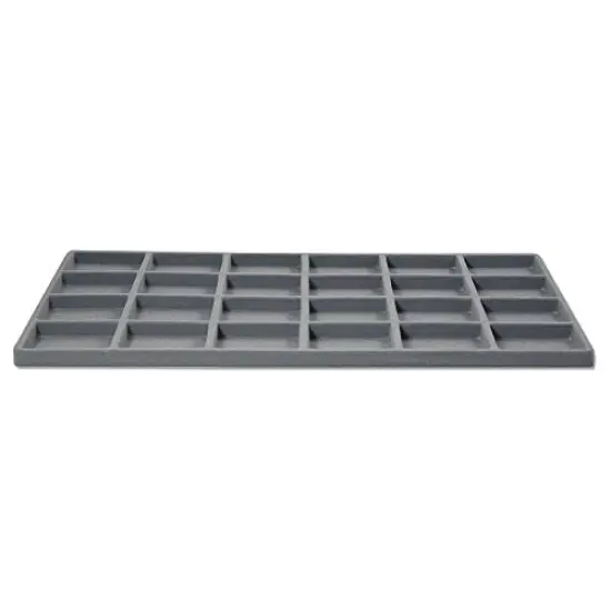 JewelrySupply Flocked Insert Standard Size 4x6 Grey {2}