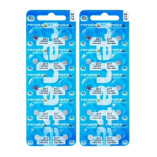 Renata 20 317 Silver Oxide Electronic Zero Mercury Batteries {1}