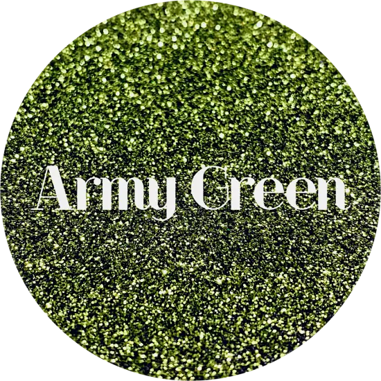 Polyester Glitter - Army Green by Glitter Heart Co.&trade; {1}