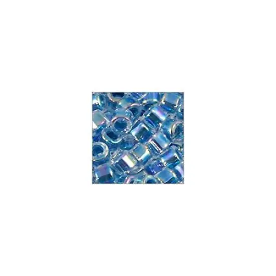 Miyuki Delica Seed Bead 11/0 Transparent Peacock Blue AB {3}