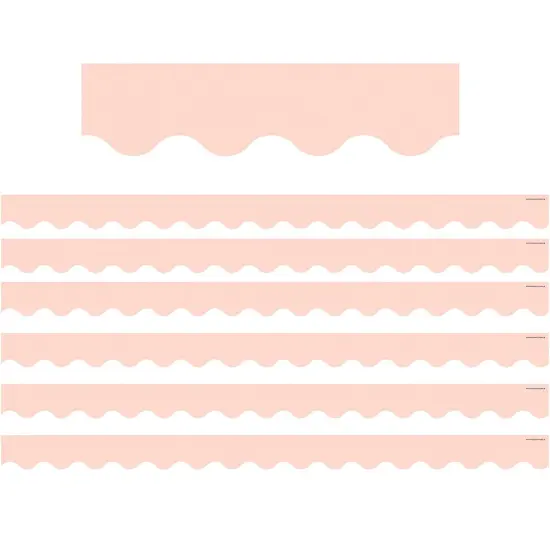 Blush Scalloped Border Trim, 35 Feet Per Pack, 6 Packs {1}