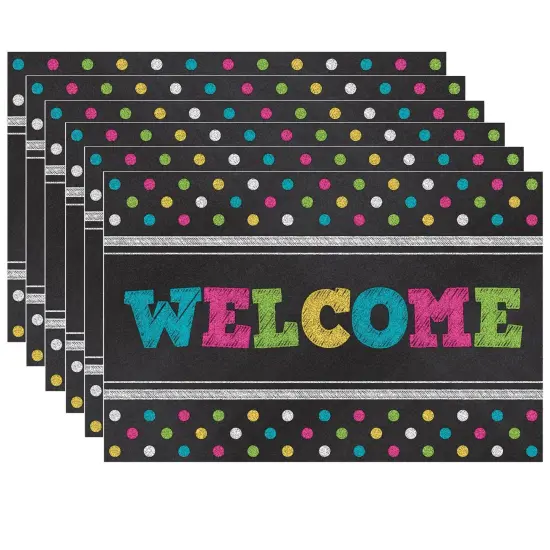 Chalkboard Brights Welcome Postcards, 30 Per Pack, 6 Packs {1}
